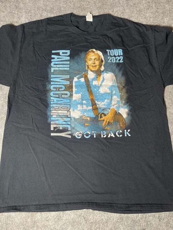 Fruit of the Loom Other - Paul McCartney Got Back Tour 2022 Concert T-Shirt XL